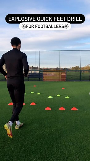 SOCCER | FOOTBALL | TRAINING | Explosive Cone Drills for Footballers: 1. 5-10-5 Shuttle Drill: Set up three cones in a straight line, 5 yards apart. Start at the middle... | Instagram