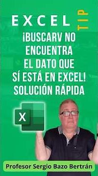 🔍 VLOOKUP CAN'T FIND the data that IS in Excel! 😱 Quick fix