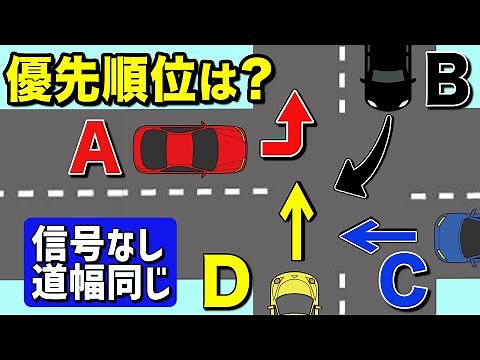 9割の人が答えられない…信号機のない交差点、どの車が優先されるのか？