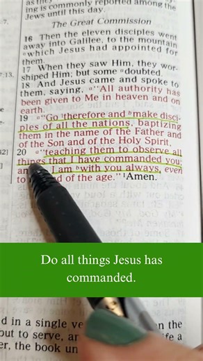 Do All Things Jesus Commanded.