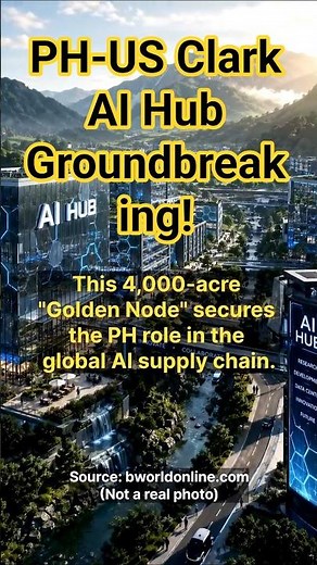 The Future of Tech: PH-US Clark AI Hub Groundbreaking! 🇵🇭🇺🇸