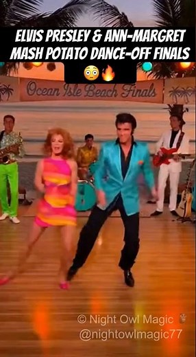 Elvis Presley & Ann-Margret Mash Potato Dance-Off Finals 😳🔥 #shorts #viral #elvispresley
