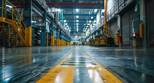 Installation of advanced safety signage in a manufacturing facility