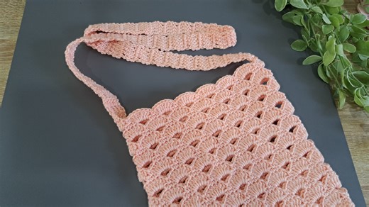 33K views · 532 reactions | How to crochet cross bag with arcade stitch #crochetbag #ถักกระเป๋า #ถักโครเชต์ | Chompu Handicrafts | Facebook