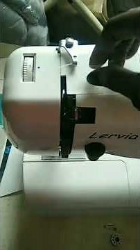 How to:threading:KH4000 Automatic Free-Arm #Sewing Machine #electric ‪@darkskinJoy‬
