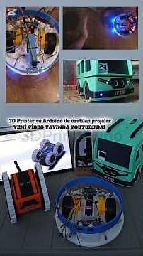 Projects we built using Arduino and 3D printers. #3dprinter #arduino #robotics #project