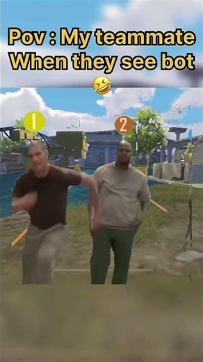 POV MY TEAM MATE WHY THEY SEE BOT 😂😂 #bgmi #1v3clutch #trendingshorts #bgmigameplay #bgmishorts