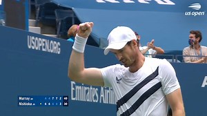553 reactions · 66 shares | Emirates Play of the Day: An absolutely epic comeback performance by Andy Murray as he claws his way back to victory over Yoshihito Nishioka in five sets. #FlyEmiratesFlyBetter | #BackInTheGame | US Open Tennis Championships | Facebook