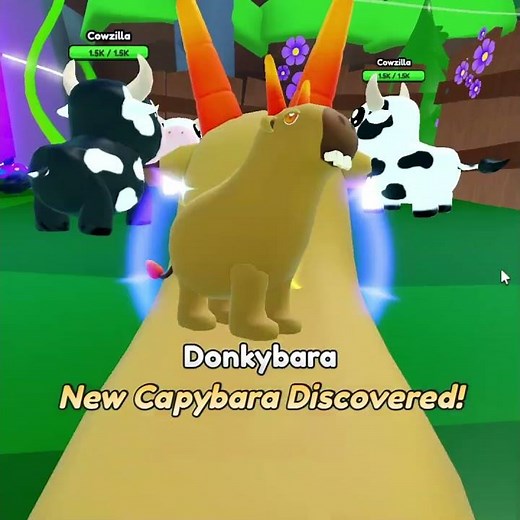 Capybara Evolution Playing in Roblox #robloxbrainrot #roblox