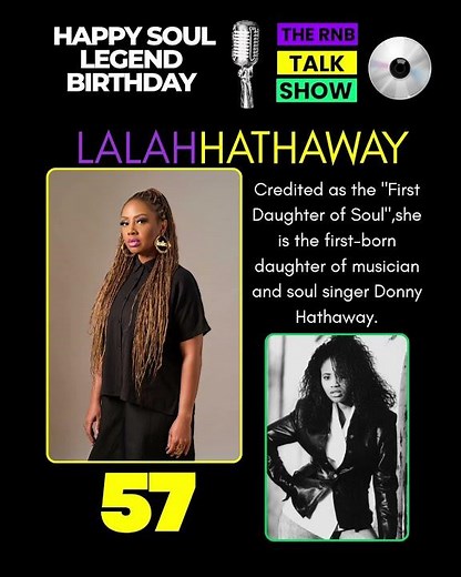 Happy Soul Legend Birthday Lalah Hathaway