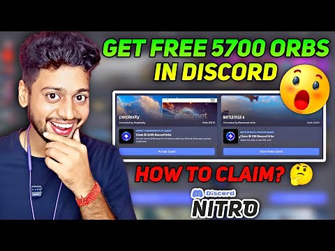 Get Free 5700 Orbs in Discord 😍 | How To Get Free Nitro in Discord 2025 🥳 | Free Nitro Discord 2025