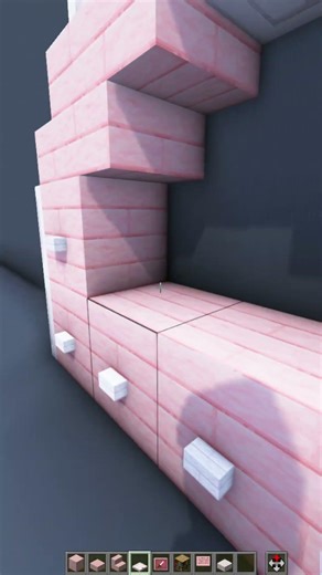 Quick & Easy Minecraft Decoration Idea | Survival Build Tips #shorts