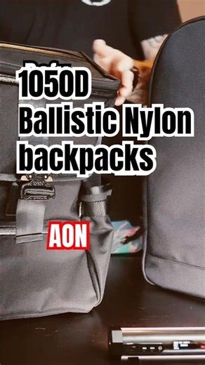 1050D ballistic nylon backpacks - see full video for more