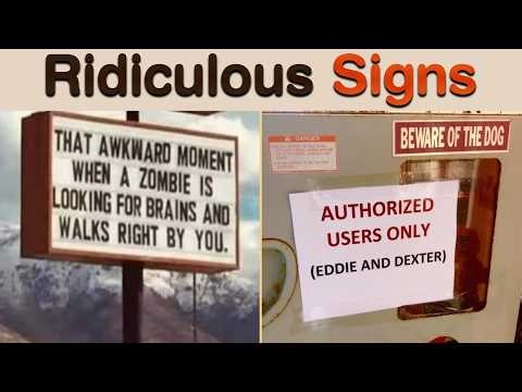 Ridiculous Signs That Turned Ordinary Warnings Into Hilarious Internet Moments || Sign Hub