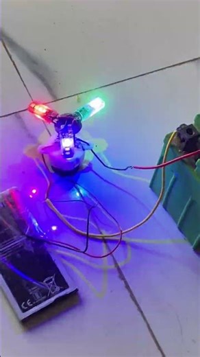 Fan light without servo motor 🫣😲❤️#gadiwaladj #djtruck #diy #mobiledj #djlight #kesebanaye #minidj