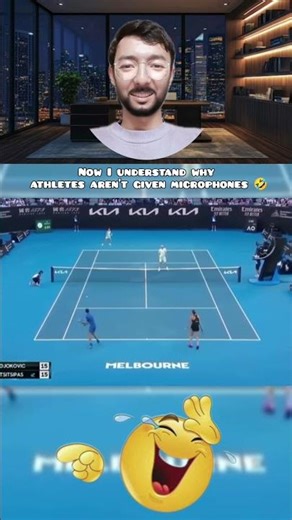 Now I understand why athletes aren't given microphones 🤣
