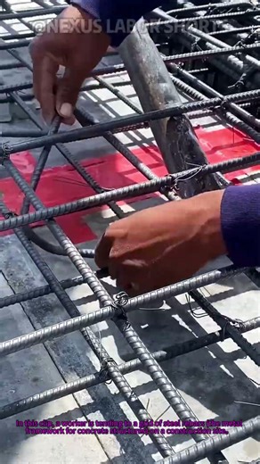 How to Do Rebar Installation in Construction #Shorts #ConstructionRebar #ConcreteReinforcement