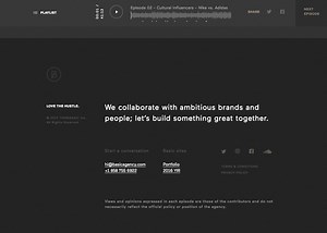 Footer design - Awwwards