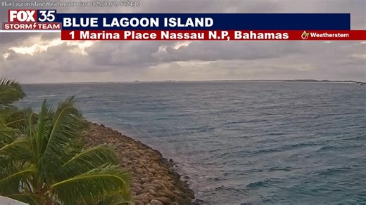 WINDY! Here's a live cam (at 7:25am) from Salt Cay, Bahamas -- just off of New Providence Island (Nassau). This is about 80 miles south of the departing (and strengthening) center of Tropical Storm Imelda. I'm tracking the impacts we can expect in Florida, on Good Day Orlando. | Brooks Garner