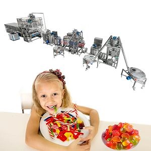 [Hot Item] Bear Gummy Candy Forming Machine Vitamin Gummy Sugar Making Machine Food Factory Use