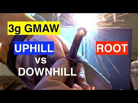 MIG Welding 3g Plate Uphill Root vs Downhill