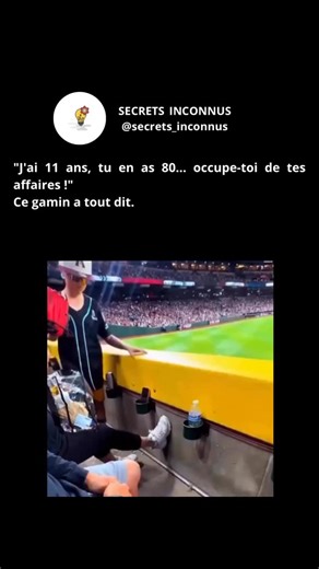 Secrets Inconnus on Instagram: "Voir des enfants se rendre à un match de baseball avec un gant est l’une des scènes les plus emblématiques et intemporelles du sport. Depuis des générations, emporter un gant au stade est un symbole d’espoir, car chaque balle frappée hors du terrain ou chaque home run dans les tribunes semble pouvoir être la leur. Bien avant les boutiques de souvenirs et les compilations de meilleurs moments, les enfants y allaient avec des gants en cuir usagés, hérités de leurs p