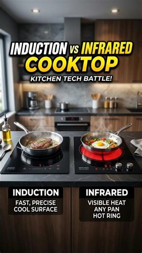 Induction Cooktop vs Infrared Cooktop | Kaunsa Lena Chahiye? Complete Buying Guide #ytshorts #shorts