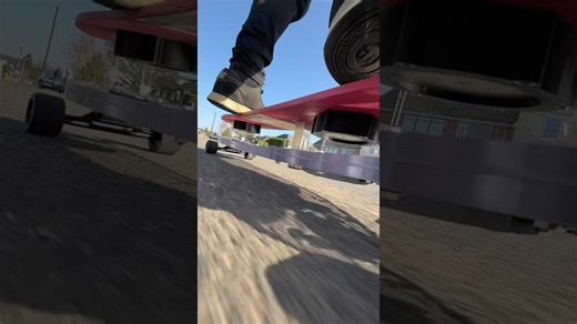 Magnets + skateboard = hoverboard