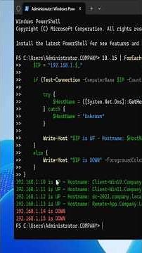 Ping an IP Address Range and Scan Multiple Devices with ONE Command