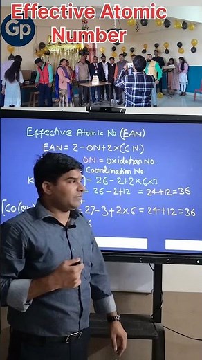 effective Atomic Number #EAN# Coordination compounds# Class 12th Chemistry#neet