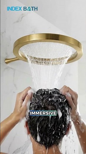 Minimalist Bathroom Upgrade with Premium Rainfall Shower Head