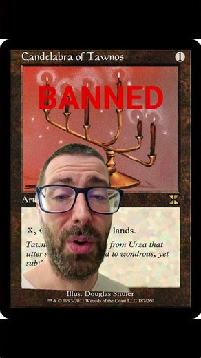 Candelabra of Tawnos BANNED #mtglegacy #mtg #B&R