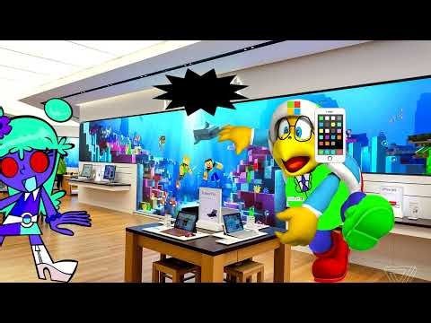 Dark Giga Ami Onuki Breaks The Microsoft Store/Grounded