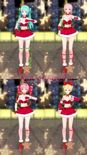 MMD | Christmas Dance (Free Motion + DL) #mmd #vocaloid #mikuhatsune #teto #dance