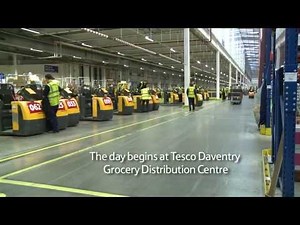 Tesco DIRFT Grocery Distribution Centre Seasonal Timelapse