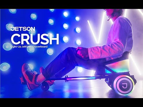 Jetson Crush Light-Up JetKart + Hoverboard