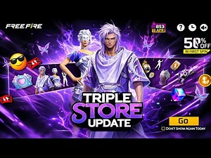 Ob53🔥 Triple Store Update Free Fire🇮🇳 | Ff Token Store Update | Free Fire Ob53 Update | New Update