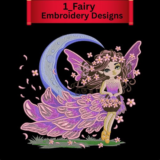 Fairy Embroidery Design, Fairy Wing, Colourful Fairy, Tooth Fairy, Fairy House, Fairy Garden, Whimsical Fairy, Machine Embroidery Design - Etsy