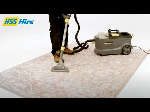 How to use a Karcher carpet cleaner