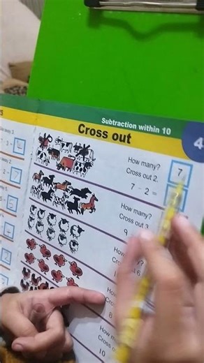 Math Substraction by cross out