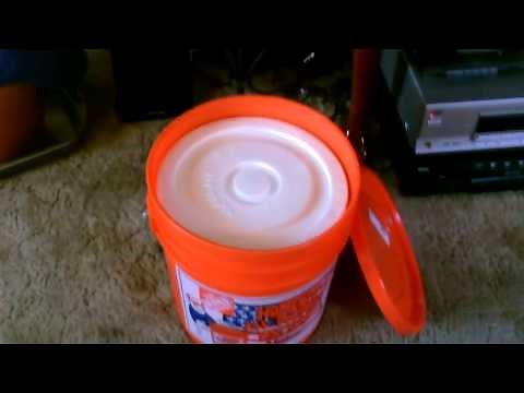 How to make a Simple "Hard-Sided" Ice Chest - "5 gallon bucket" style! w/styro-liner - cheap & easy