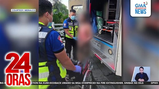 209K views · 2.6K reactions | BABALA: Sensitibo ang laman ng video. Maging maingat at responsable sa panonood at pagkomento. May paalala ang Meralco matapos malapnos ang isang lalaki dahil sa tangkang pagnanakaw ng kable ng kuryente sa Quezon City. Halos 8,000 bahay din ang nawalan ng kuryente. | 24 Oras | Facebook