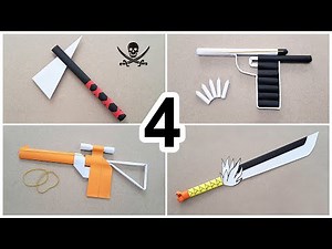 Kağıttan Neler Yapılır ? / Origami Weapons / Origami Tutorial