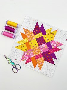 Double Woven Star Quilt Block Pattern, 4 Sizes Foundation Paper Piecing (PDF Download) - Etsy