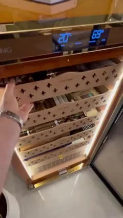  RACHING Cigar Humidor MA50 – Where precision meets passion. Crafted for true cigar connoisseurs, this electronic humidor maintains perfect temperature & humidity to preserve the soul of every cigar. ️ ✅ Intelligent dual control system ✅ Whisper-quiet operation ✅ Elegant glass door design ✅ Holds up to 50 cigars  Upgrade your cigar experience today — because your cigars deserve the best.  Limited stock available. Order now! | Pickled Retail | Facebook