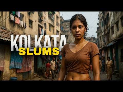 KOLKATA WALKING TOUR 🇮🇳 INDIA 2025 🚶 Inside the SLUMS — HARD Real Life India in Narrow Alleys