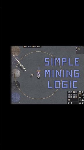 Mindustry Simple Ore Mining Logic with units (Schematic in Description)