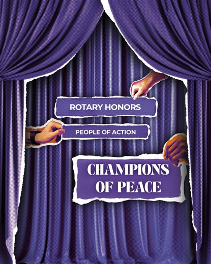 Meet the Rotary members creating sustainable impacts in peacebuilding for their communities and beyond 🕊️ Learn about their work: https://on.rotary.org/4hQPeYJ | Rotary International