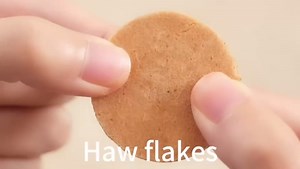 BESTORE Haw Flake Hawthorns Flakes Sweet Candy Chinese Fruit Treats Snacks 8.8oz