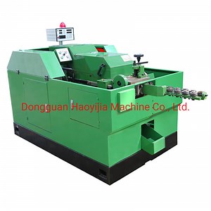 [Hot Item] 1/4 Cold Heading Machine of 1 Die 2 Blow Type with Thread Rolling Machine for Making Screw